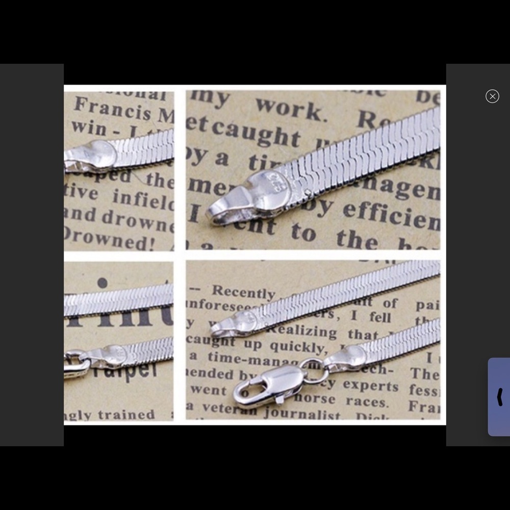 Last 1 Silver snake like necklace 😍🌻🎁 - Picture 3 of 5